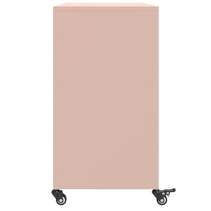 Skänk DIV. rosa 100,5x39x72 cm stål