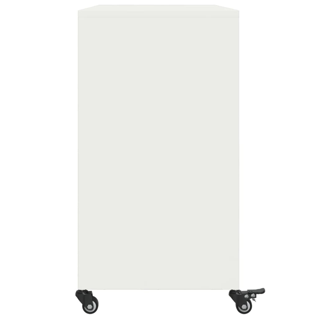 Skänk DIV. Vit 100,5x39x72 cm stål