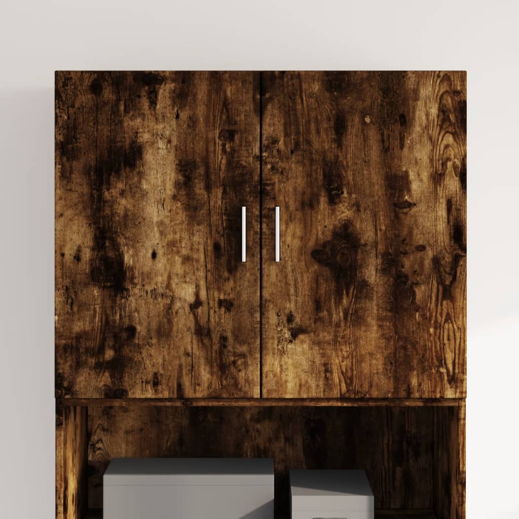 Väggskåp Rökfärgad Ek 80x42,5x64 cm
