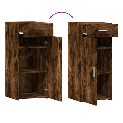 Skänk Rökfärgad Ek 40x42,5x93 cm