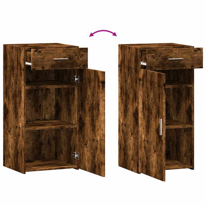 Skänk Rökfärgad Ek 45x42,5x93 cm