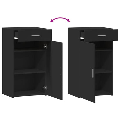 Skänk Svart 50x42,5x93 cm