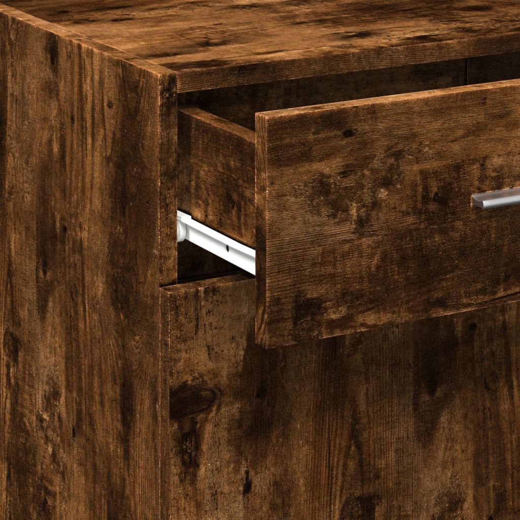 Skänk Rökfärgad Ek 50x42,5x93 cm