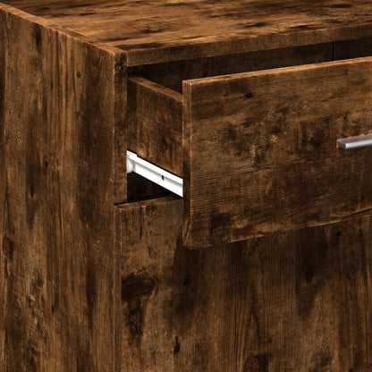 Skänk Rökfärgad Ek 50x42,5x93 cm