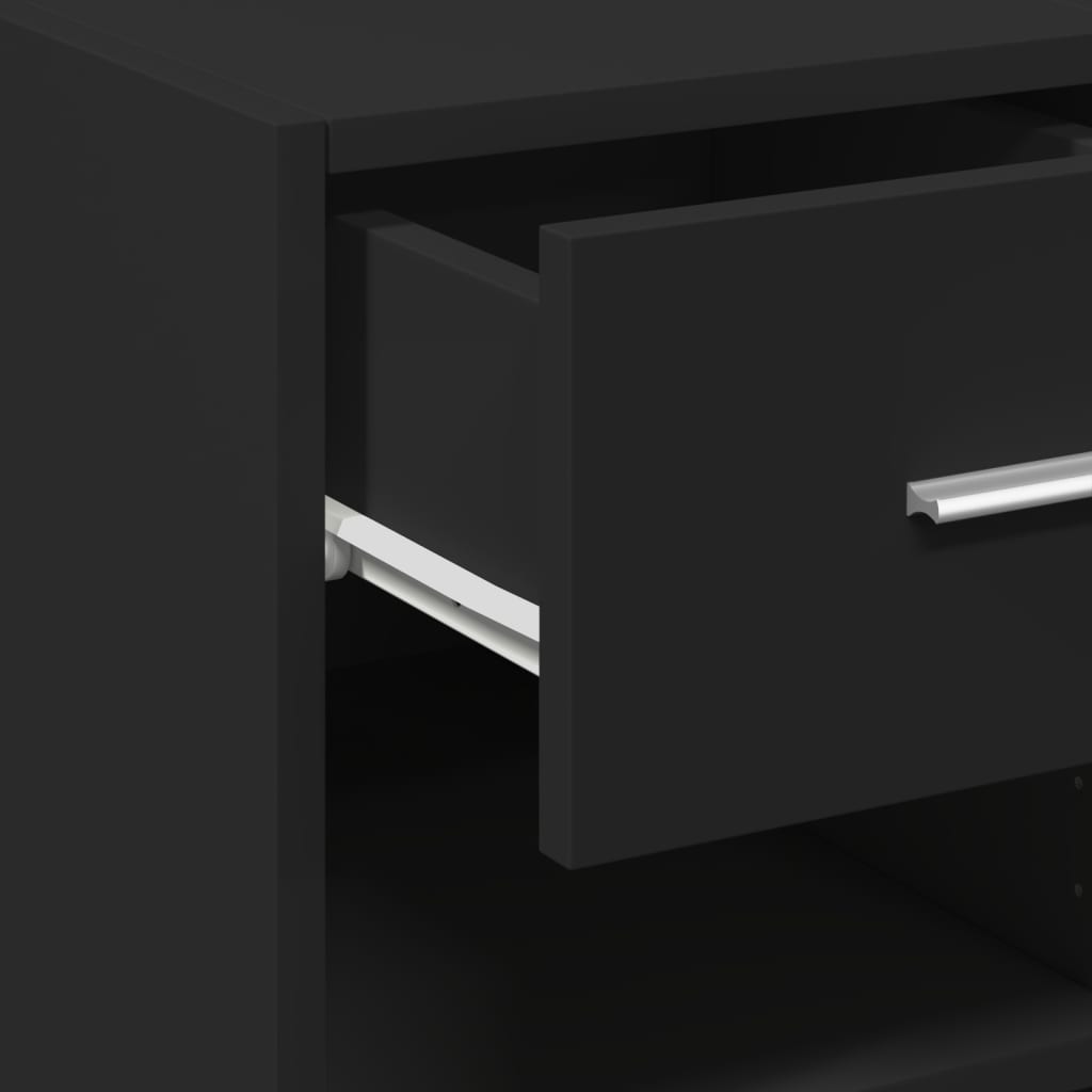 Skänk Svart 40x42,5x93 cm