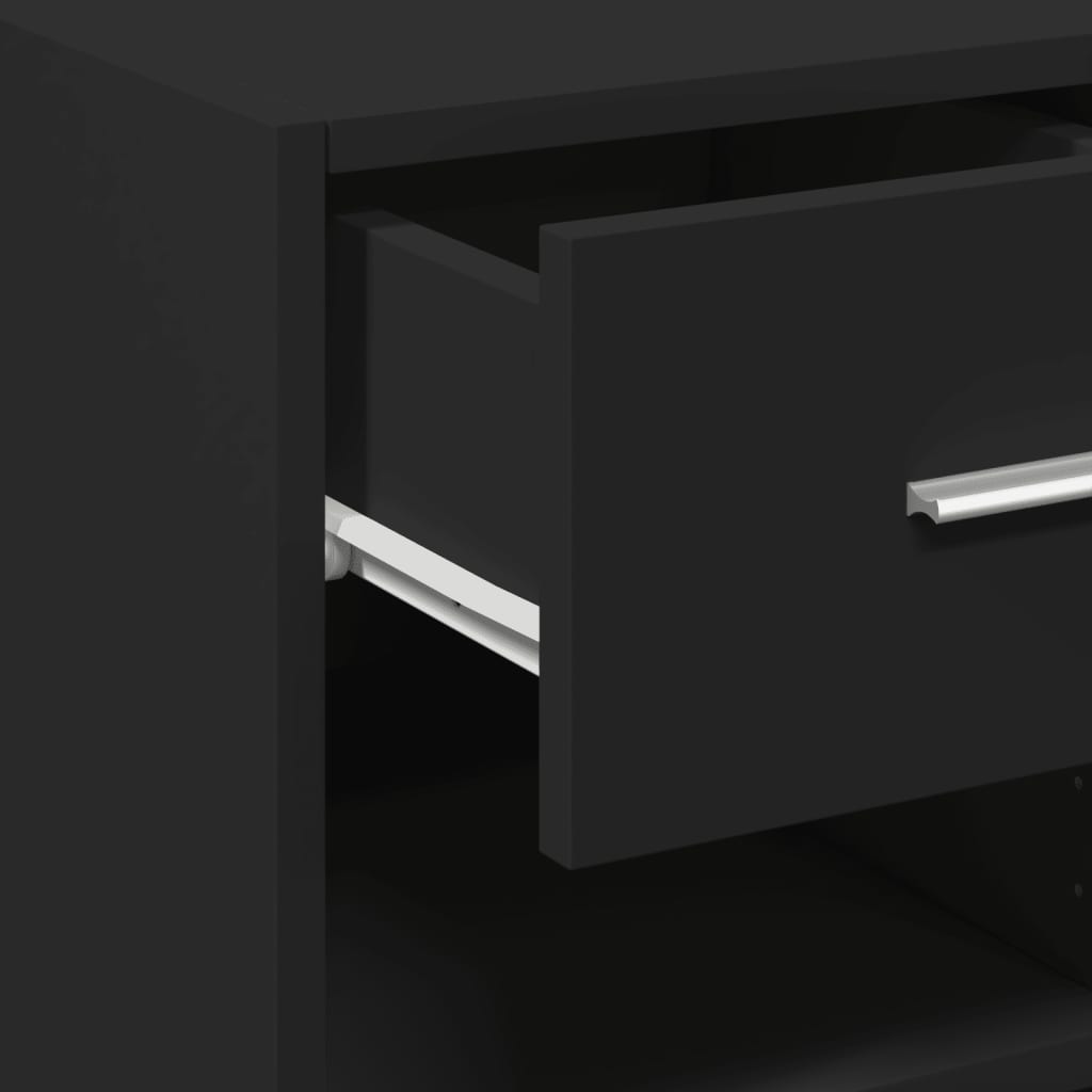 Skänk Svart 50x42,5x93 cm
