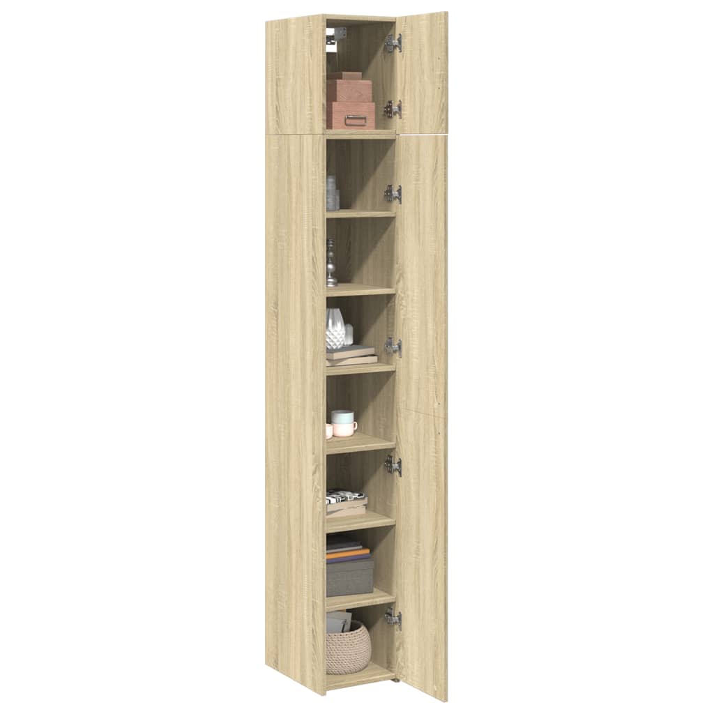 Skåp Sonoma Ek 30x42,5x225 cm