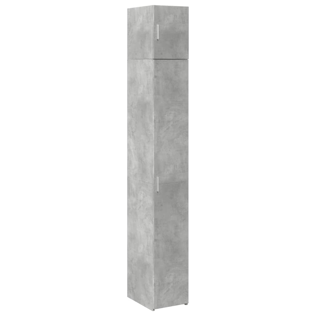 Skåp Betonggrå 30x42,5x225 cm
