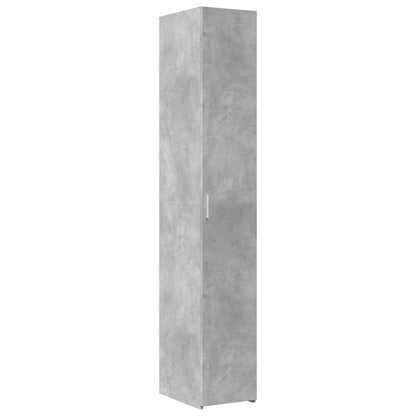 Skåp Betonggrå 30x42,5x225 cm