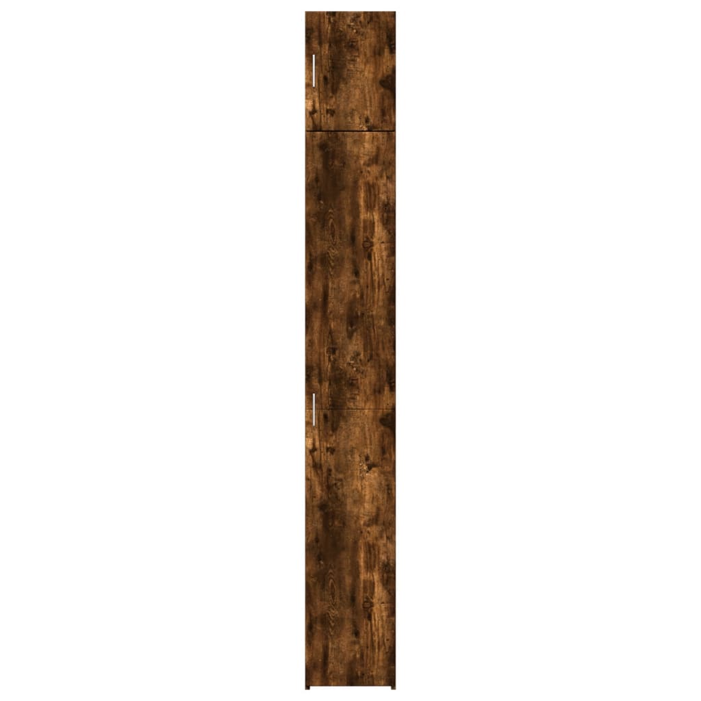 Skåp Rökfärgad Ek 30x42,5x225cm