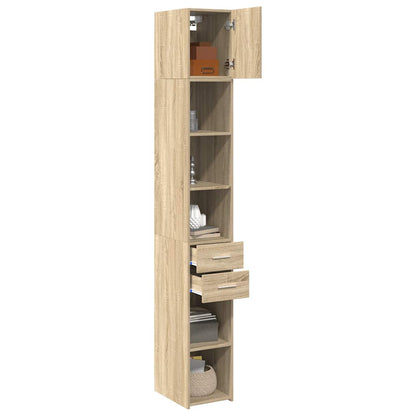Skåp Sonoma Ek 30x42,5x225 cm