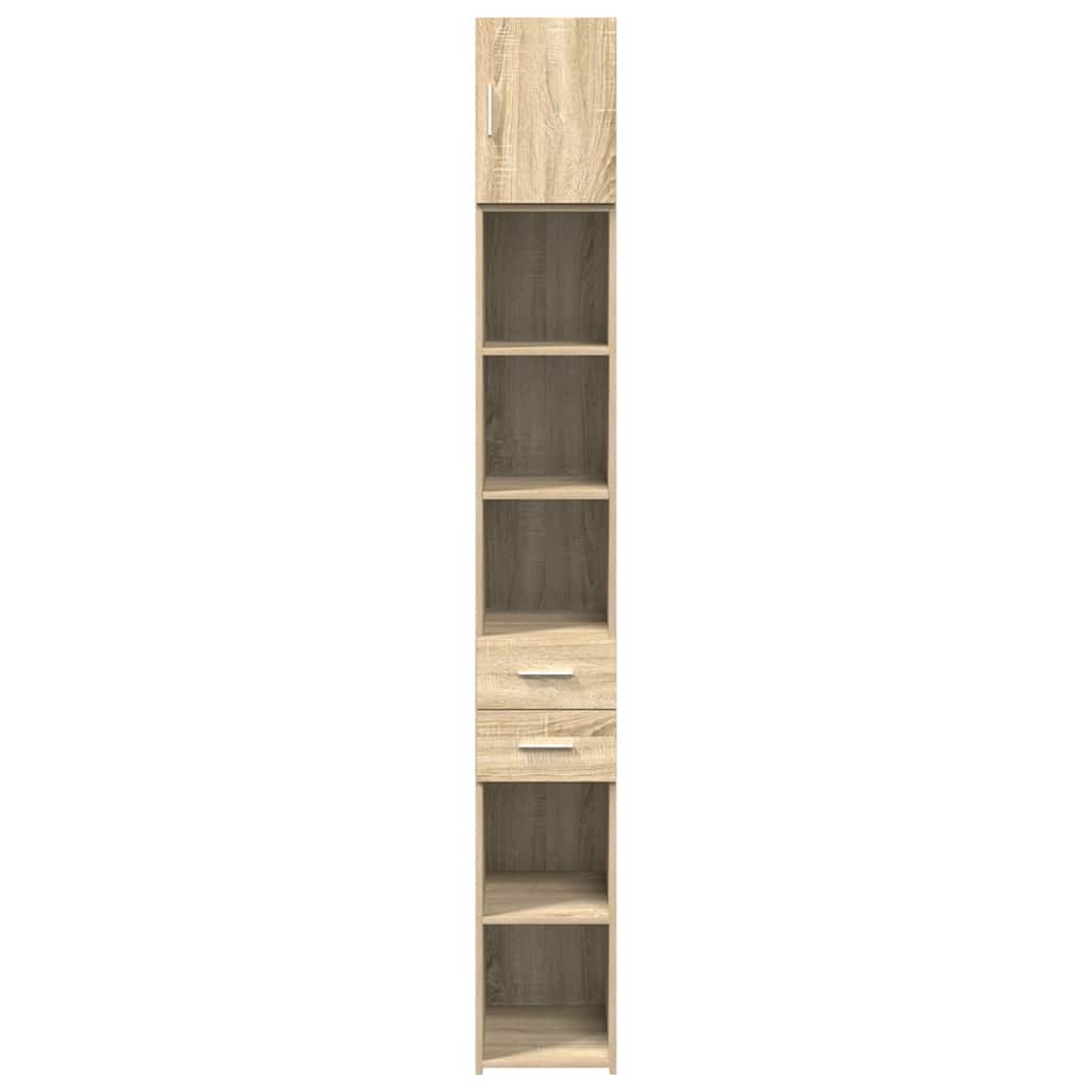 Skåp Sonoma Ek 30x42,5x225 cm