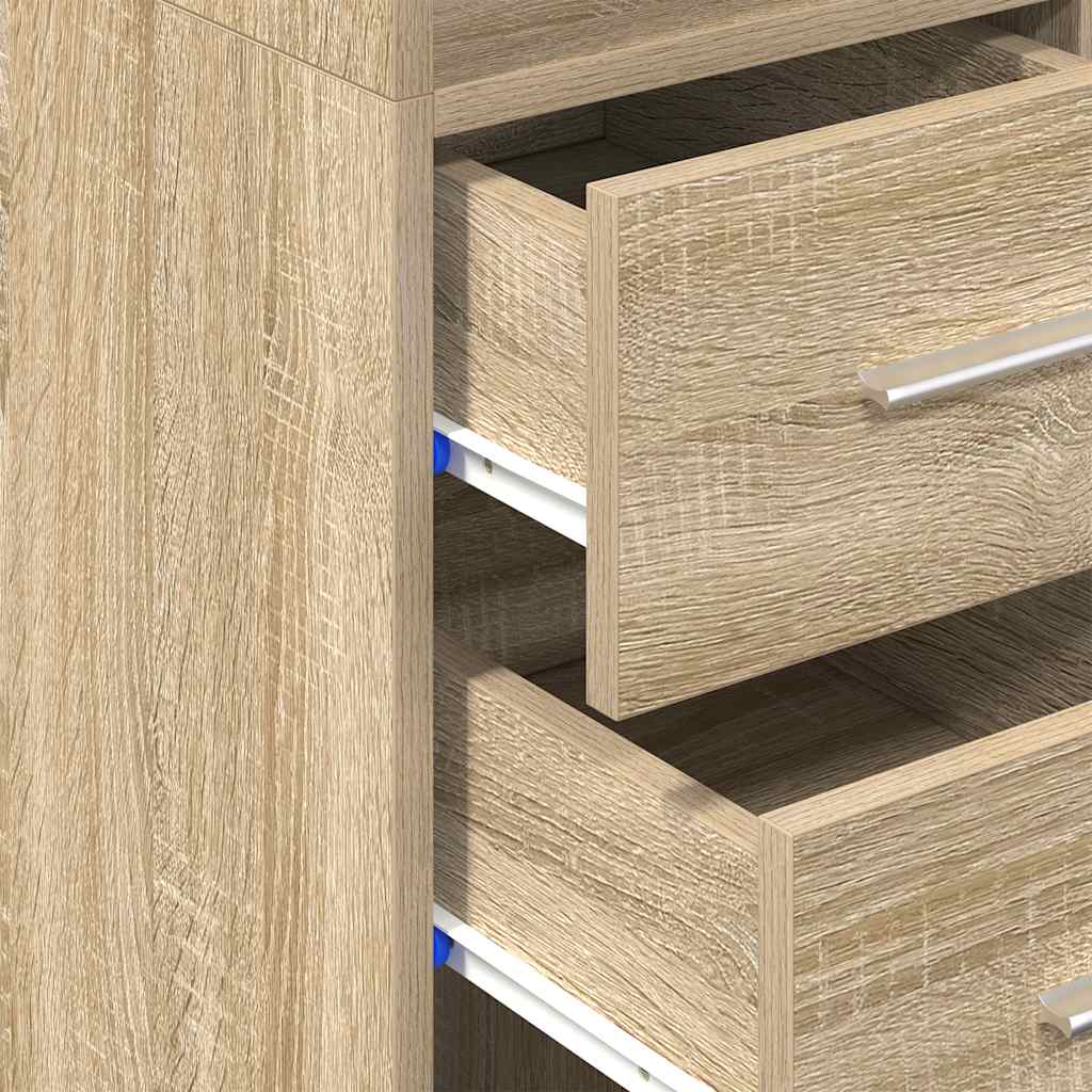 Skåp Sonoma Ek 30x42,5x225 cm