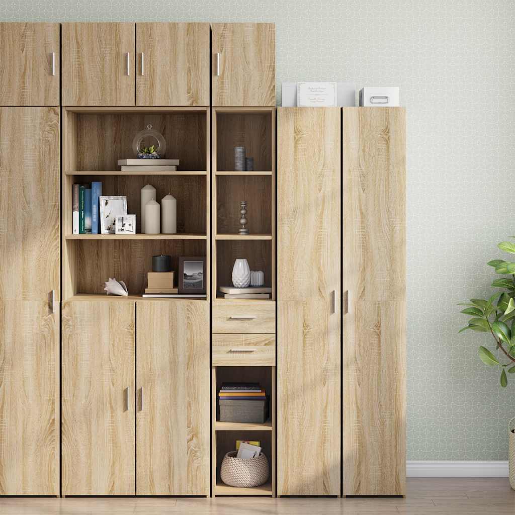 Skåp Sonoma Ek 30x42,5x225 cm