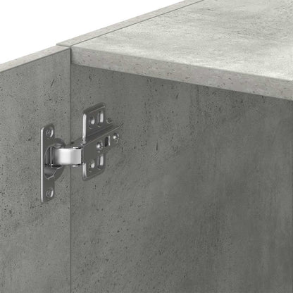 Skåp Betonggrå 30x42,5x225 cm