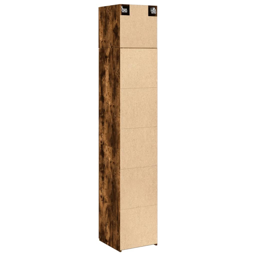 Skåp Rökfärgad Ek 40x42,5x225