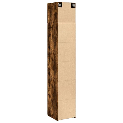 Skåp Rökfärgad Ek 40x42,5x225