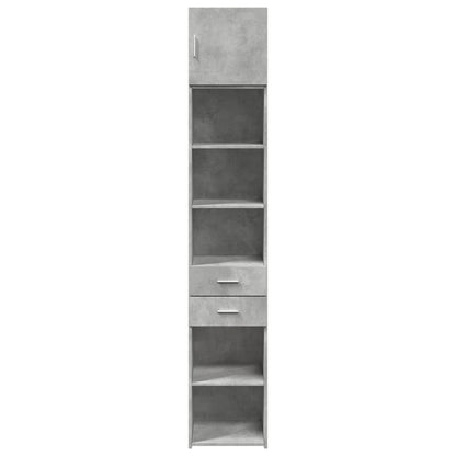 Skåp Betonggrå 40x42,5x225 cm
