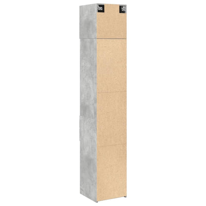 Skåp Betonggrå 40x42,5x225 cm