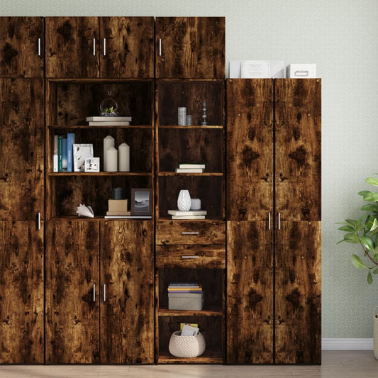 Skåp Rökfärgad Ek 45x42,5x225