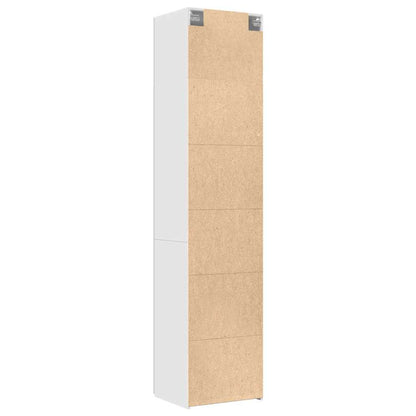 Skåp Vit 50x42,5x225 cm