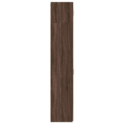 Skåp Brun Ek smalt 50x42,5x225 cm
