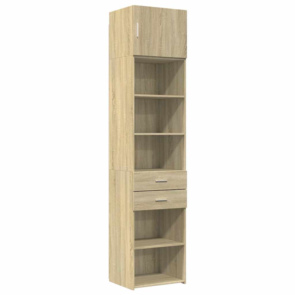 Skåp Sonoma Ek 50x42,5x225 cm
