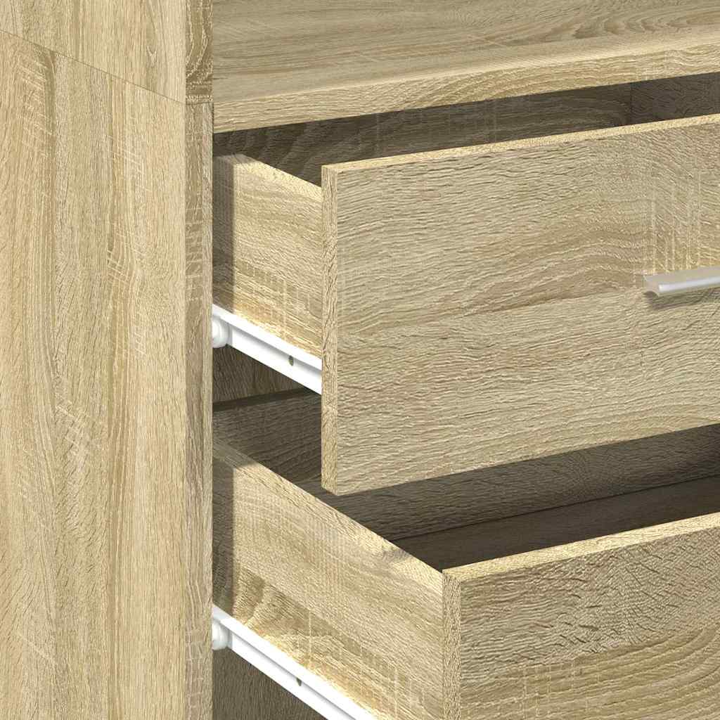 Skåp Sonoma Ek 50x42,5x225 cm