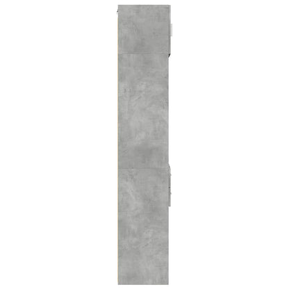Skåp Betonggrå 50x42,5x225 cm