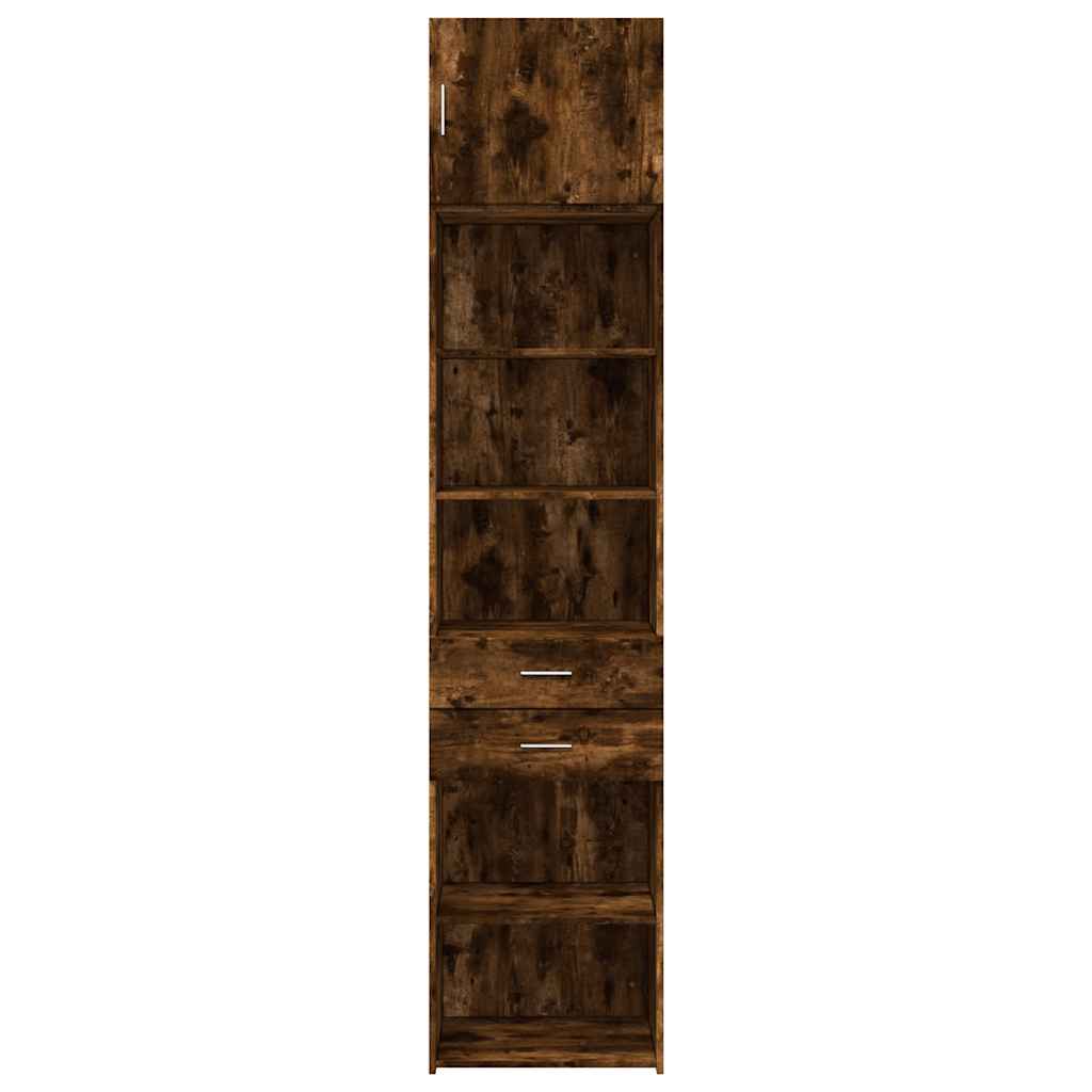 Skåp Rökfärgad Ek 50x42,5x225cm