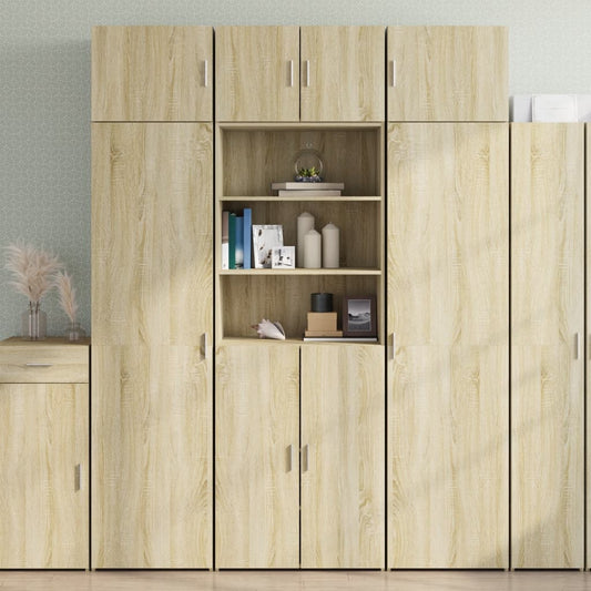 Skåp Sonoma Ek 70x42,5x225 cm