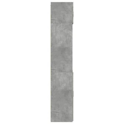 Skåp Betonggrå 70x42,5x225 cm