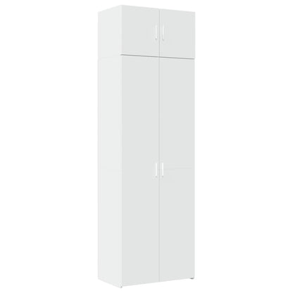 Skåp Vit 70x42,5x225 cm
