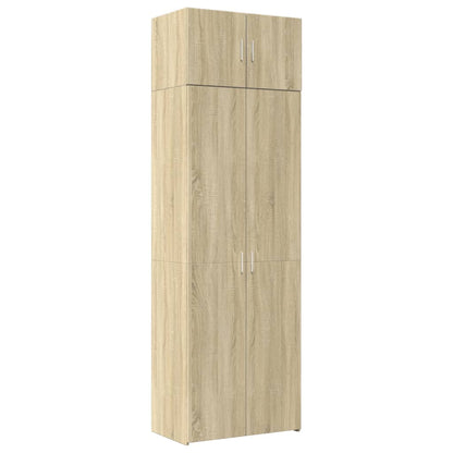 Skåp Sonoma Ek 70x42,5x225 cm