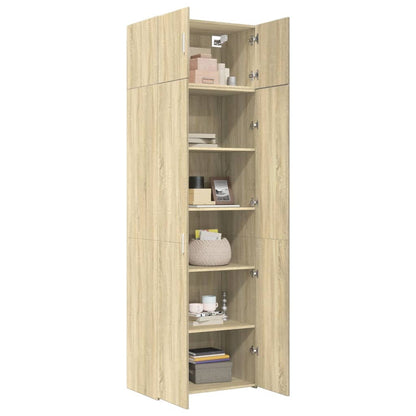 Skåp Sonoma Ek 70x42,5x225 cm