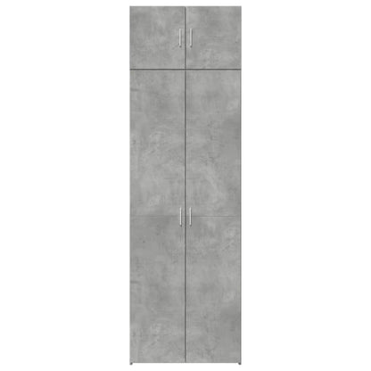Skåp Betonggrå 70x42,5x225 cm