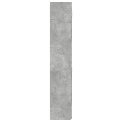 Skåp Betonggrå 70x42,5x225 cm