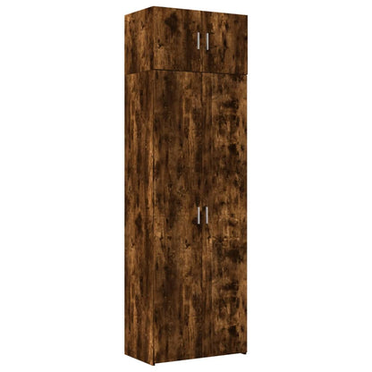 Skåp Rökfärgad Ek 70x42,5x225 cm
