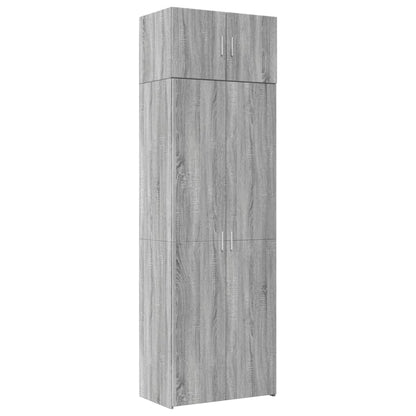 Skåp Sonoma Grå 70x42,5x225 cm