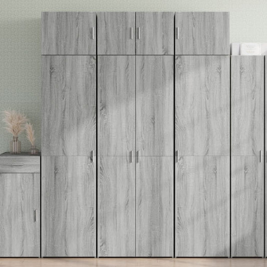 Skåp Sonoma Grå 70x42,5x225 cm