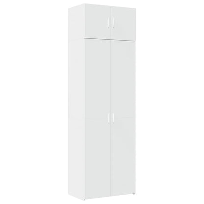 Skåp Vit 70x42,5x225 cm