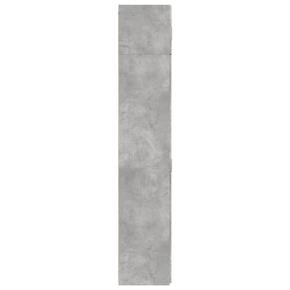 Skåp Betonggrå 70x42,5x225 cm