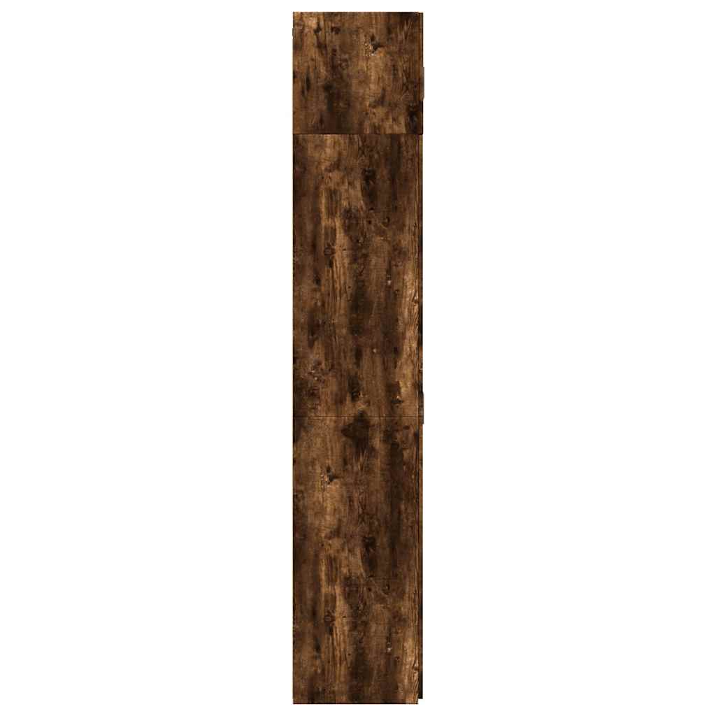 Skåp Rökfärgad Ek 70x42,5x225 cm