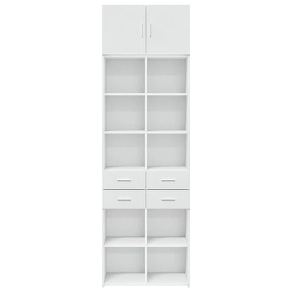Skåp Vit 70x42,5x225 cm