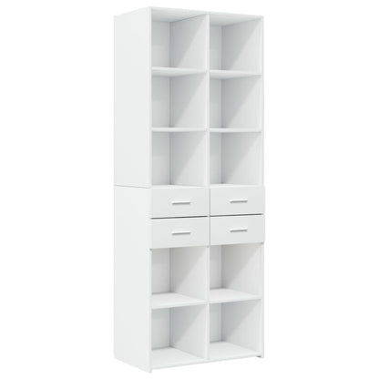 Skåp Vit 70x42,5x225 cm