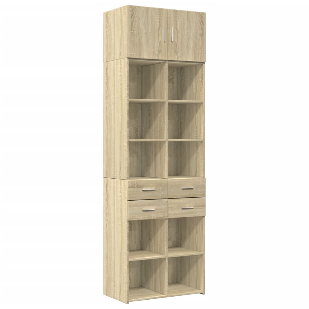 Skåp Sonoma Ek 70x42,5x225 cm