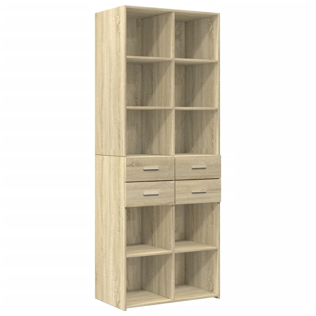 Skåp Sonoma Ek 70x42,5x225 cm