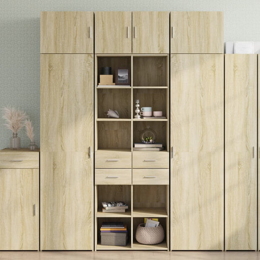 Skåp Sonoma Ek 70x42,5x225 cm