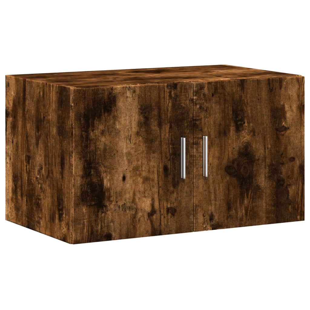 Skåp Rökfärgad Ek 70x42,5x225 cm