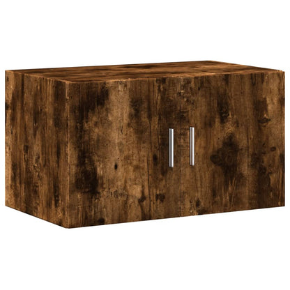 Skåp Rökfärgad Ek 70x42,5x225 cm